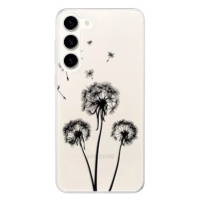 iSaprio Three Dandelions pro black pro Samsung Galaxy S23+ 5G