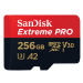 SanDisk Paměťová karta SANDISK EXTREME PRO microSDXC 256GB 200/140 MB/s UHS-I U3 (SDSQXCD-256G-G