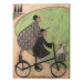 Obraz na plátně Sam Toft - Double Decker Bike, 2 - 30×40 cm