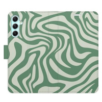 iSaprio Flip pouzdro Zebra Green 02 pro Samsung Galaxy A34 5G