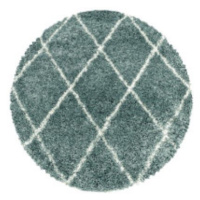 Ayyildiz koberce Kusový koberec Alvor Shaggy 3401 blue kruh - 120x120 (průměr) kruh cm