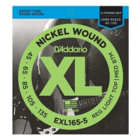 D'Addario EXL165-5 Struny pro 5-strunnou baskytaru