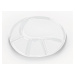 KELA Fondue talíř VRONI bílá 28,5 x 22 cm KL-67406
