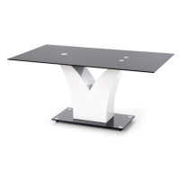 Jídelní stůl VISPIR černá/bílá