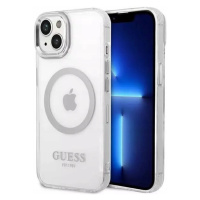 Pouzdro Guess GUHMP14SHTRMS pro Apple iPhone 14 6,1 stříbrné/silver hard case M