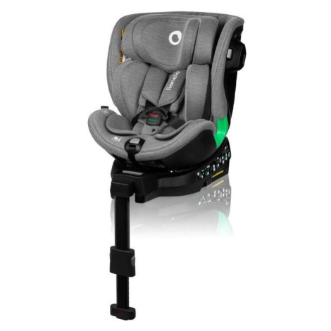 Lionelo Lionelo - Autosedačka se základnou otočná HARMONY i-Size 40-150 cm šedá