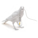 SELETTI LED deko stolní lampa Bird Lamp, čekající, bílá