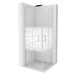 Sprchová kabina MEXEN RIO transparentní/proužky, 70x70 cm