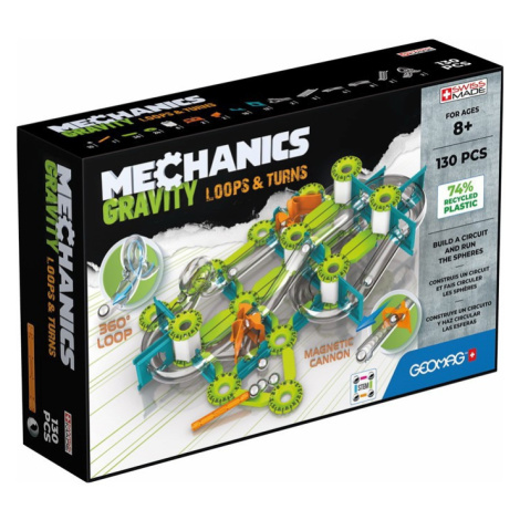 Geomag - Mechanics Gravity Loop & Turns, 130 dílků