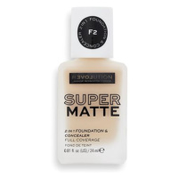 REVOLUTION RELOVE Supermatte Foundation F2 24 ml