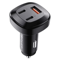 Nabíječka do auta Car Charger Acefast B3, 66W, 2x USB-C + USB (black)