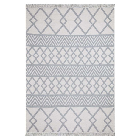 Bílo-šedý bavlněný koberec Oyo home Duo, 120 x 180 cm Oyo Concept