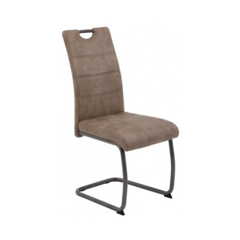 Jídelní židle Flora II, béžová vintage látka Asko