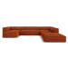 Oranžová rohová pohovka (pravý roh) Madame – Windsor & Co Sofas