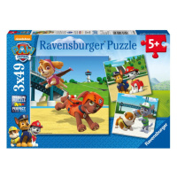 Ravensburger Tlapková Patrola Psí tým 3 x 49 dílků