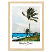 Plakát v rámu 55x75 cm Winslow Homer – Wallity