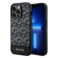 Pouzdro Guess Gcube Stripes Magsafe pro iPhone 14 Pro Max Black