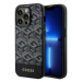 Pouzdro Guess Gcube Stripes Magsafe pro iPhone 14 Pro Max Black