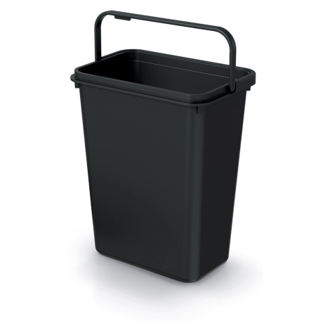 PRO Odpadkový koš SYSTEMA BASIC recyklovaný černý, objem 10l
