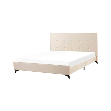 BELIANI postel AMBASSADOR 160 × 200 cm, béžová