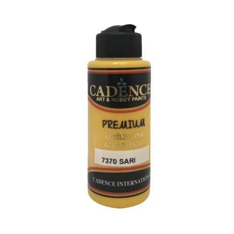 Akrylová barva Cadence Premium - žlutá hořčičná / 70 ml