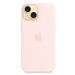 Apple iPhone 15 Silicone Case with MagSafe - Light Pink MXPH3ZM/A