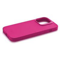 Cellularline SENSATION PLUS silikonový kryt s MagSafe Apple iPhone 15 růžový