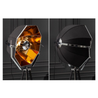 LuxD 25113 Designová stojanová lampa Damon černo-zlatá