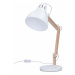Solight stolní lampa Falun, E27, bílá WO57-W