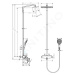 Hansgrohe 27113000 - Sprchový set Showerpipe 360 s vanovým termostatem, 3 proudy, chrom