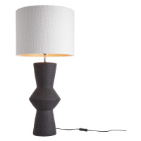 FREJA Stolní lampa 85 cm - černá/bílá