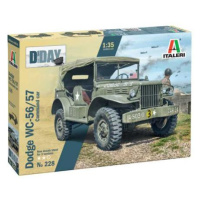 Model Kit military 0228 - Dodge WC56 Command Car (1:35)