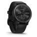 Garmin vívomove® Sport Slate/Black Silicone Band