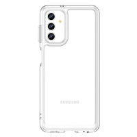 Silikonové pouzdro Space s barevným rámem na Samsung Galaxy A13 4G/5G Transparent