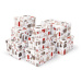 krabice dárková vánoční B-V007-G 28x18x14cm 5370929 - MFP Paper s.r.o.