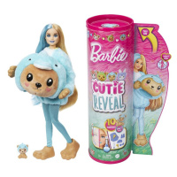 MATTEL - Barbie Cutie Reveal Barbie V Kostýmu - Medvídek V Modrém Kostýmu Delfína