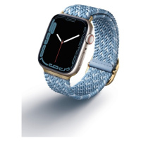 UNIQ Aspen Designer Edition řemínek pro Apple Watch 41/40/38mm Cerulean Blue