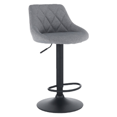 Barová židle, šedá/černá, TERKAN Tempo Kondela
