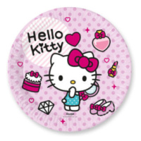 Procos Papírové talíře - Hello Kitty 23 cm 8 ks