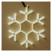 Nexos Vánoční světelná sněhová vločka, 360 LED, studeně bílá