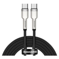 Kabel Cable USB-C to USB-C Baseus Cafule, 100W, 2m (black)