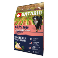 ONTARIO Dog Adult Large Chicken & Potatoes granule pro psy 2,25 kg