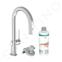 Hansgrohe 76801000 - Dřezová baterie s výsuvnou koncovkou a filtrací, chrom