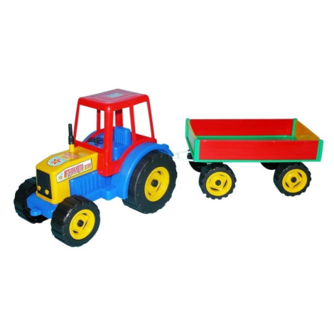 Traktor s vlečkou Wiky