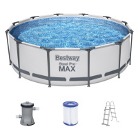 Bestway Bazén Steel ProMAX™ s filtračním zařízením a schůdky, Ø 3,66 x 1 m