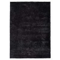 Antracitově černý koberec Universal Shanghai Liso, 60 x 110 cm
