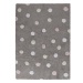 Přírodní koberec, ručně tkaný Tricolor Polka Dots Grey-Pink 120 × 160 cm