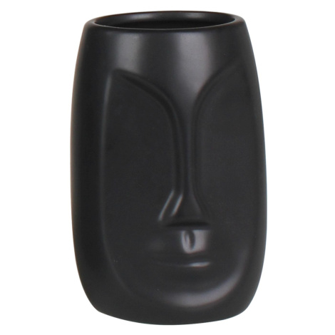 Koupelnový keramický set CLINT černá Mybesthome název: kalíšek na zubní kartáček