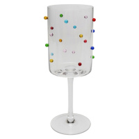 KARE Design Sklenice na víno Party Dots 23cm