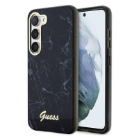 Guess GUHCS23MPCUMAK hard silikonové pouzdro Samsung Galaxy S23 PLUS 5G black Marble